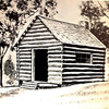 An artist’s drawing of the Old Buffalo School.