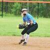 Ridgeview’s Braelynn Strouth gets the grounder and the out. PHOTO BY TONYA GRANT