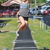 Ridgeview’s Braelynn Strouth placed in every event she ran, including coming in second in the triple jump. PHOTO BY KELLEY PEARSON