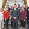 County officials met with state Attorney General Jason Miyares, center, during their recent trip to Richmond.  SUBMITTED PHOTO